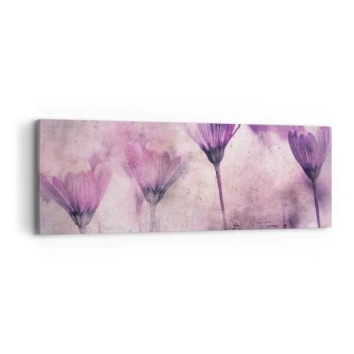 Impression sur toile - Image sur toile - Rêve de fleurs - 90x30 cm
