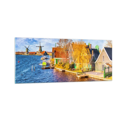 Impression sur verre - Image sur verre - C'est pareil depuis des lustres - 100x40 cm