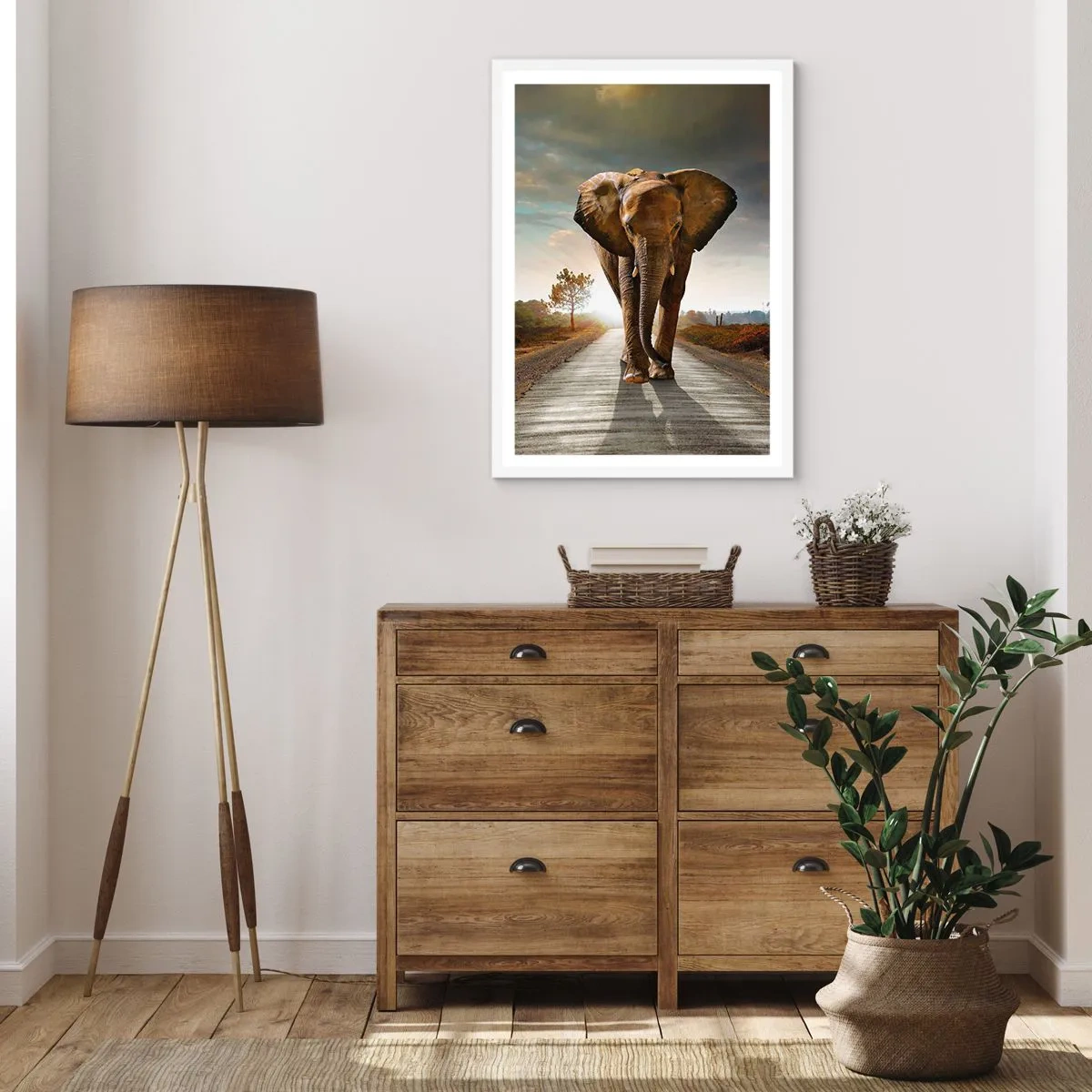 Affiche dans un cadre blanc - Poster - Et pas du tout en porcelaine - 61x91 cm