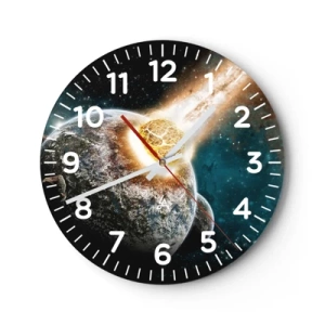 Horloge murale - Pendule murale - Destruction ou naissance? - 30x30 cm