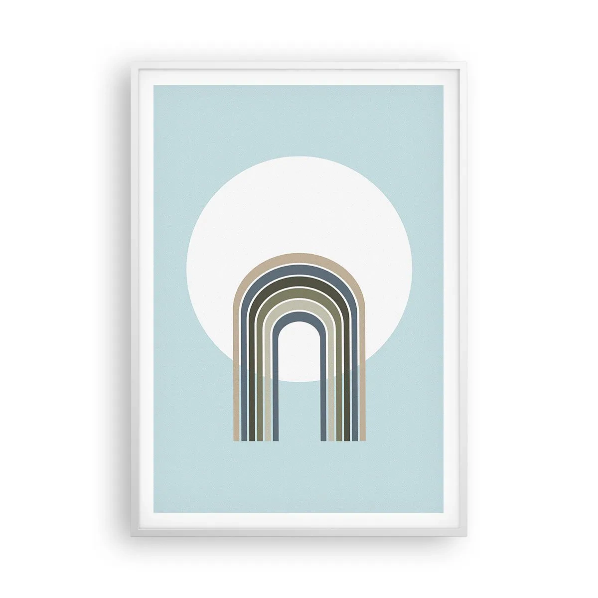 Affiche dans un cadre blanc - Poster - Attraction irrésistible - 70x100 cm