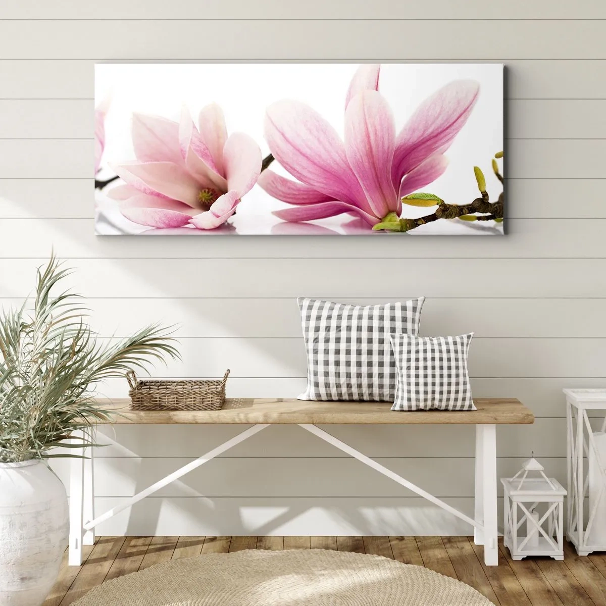 Impression sur toile - Image sur toile - Délicat comme une brise de printemps - 100x40 cm