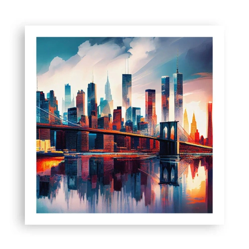 Affiche - Poster - New York onirique - 60x60 cm
