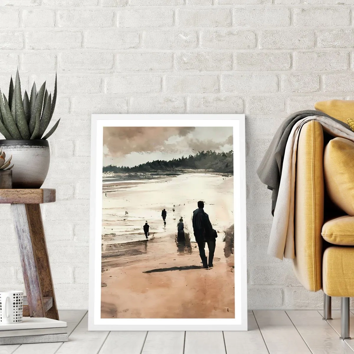 Affiche dans un cadre blanc - Poster - Invoqué - 50x70 cm