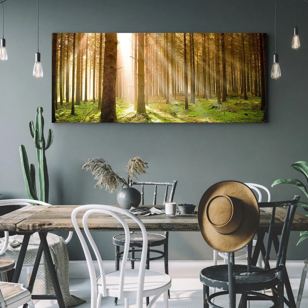 Impression sur toile - Image sur toile - Les elfes vont bientôt apparaître - 100x40 cm
