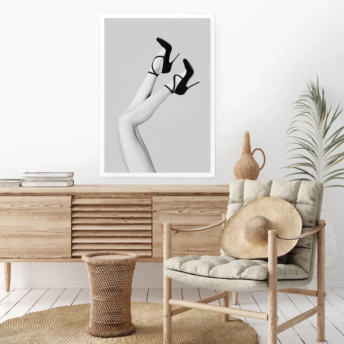 Affiche - Poster - Les jambes en l’air - 40x50 cm