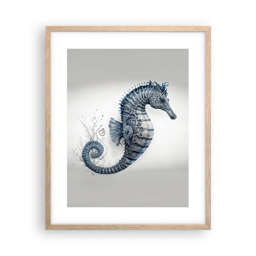 Affiche dans un chêne clair - Poster - Une subtile plaisanterie de la nature - 40x50 cm
