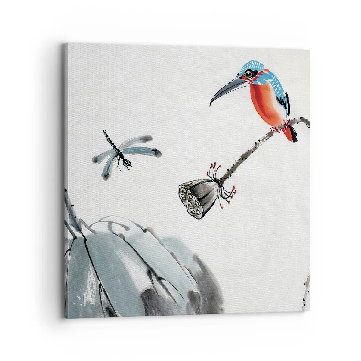 Impression sur toile - Image sur toile - La vie du champ - 70x70 cm