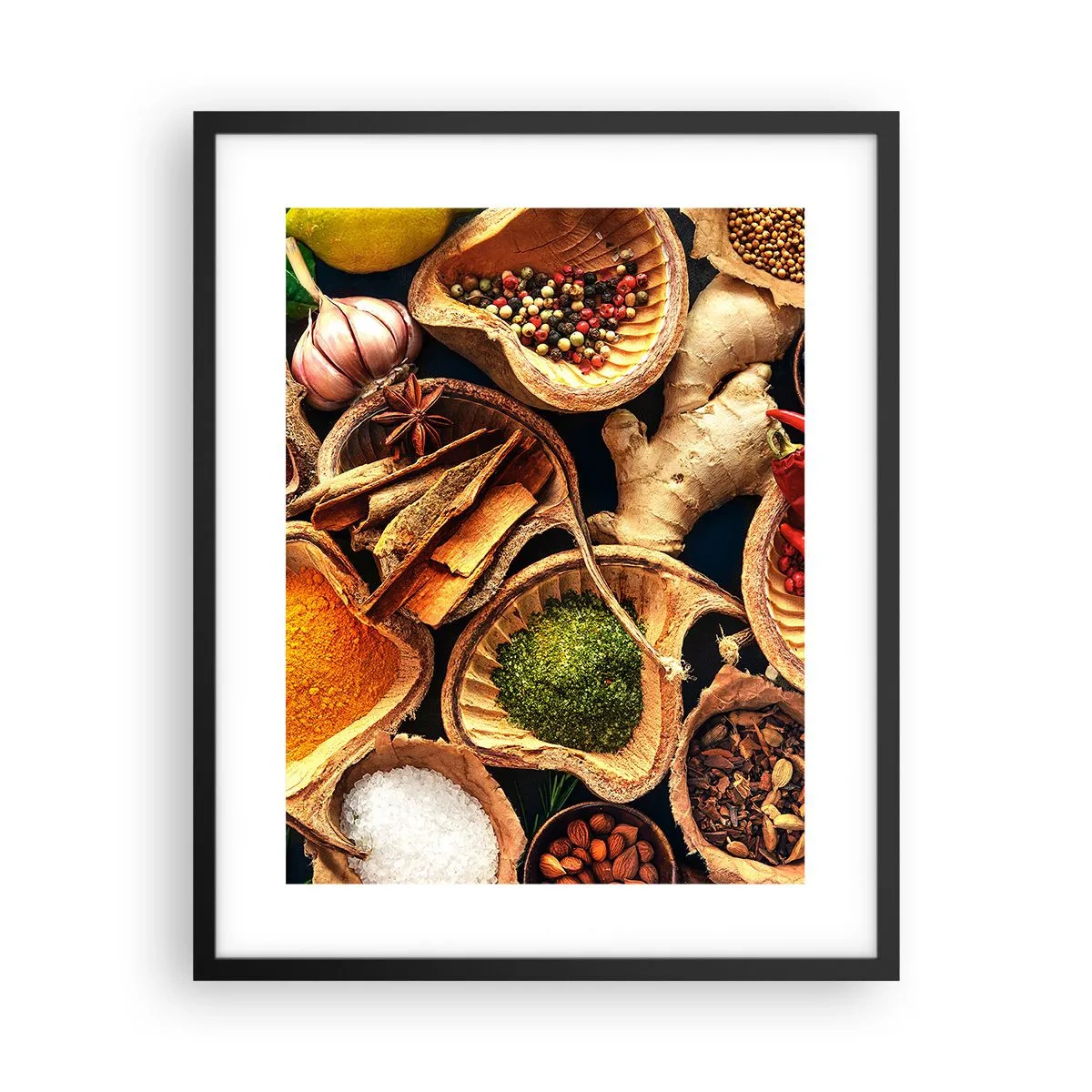 Affiche dans un cadre noir - Poster - Prends ce que tu veux - 40x50 cm