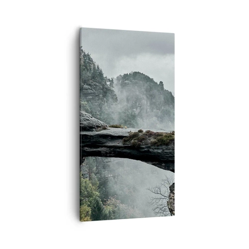 Impression sur toile - Image sur toile - L'aventure est sur le point de commencer - 55x100 cm