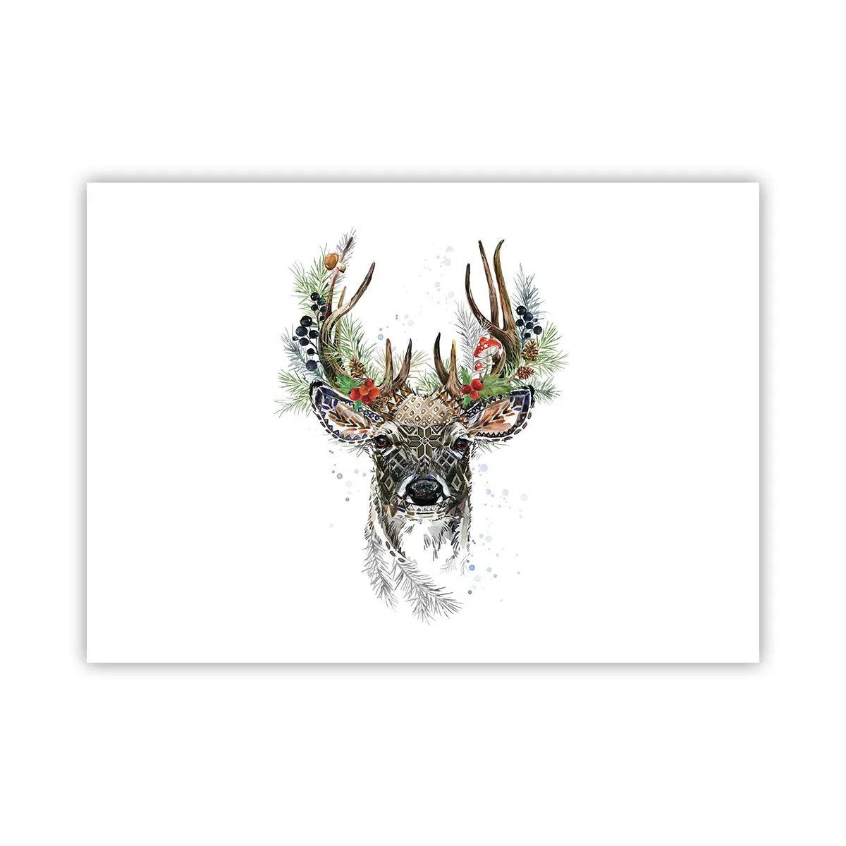 Affiche - Poster - En robe de fête - 70x50 cm