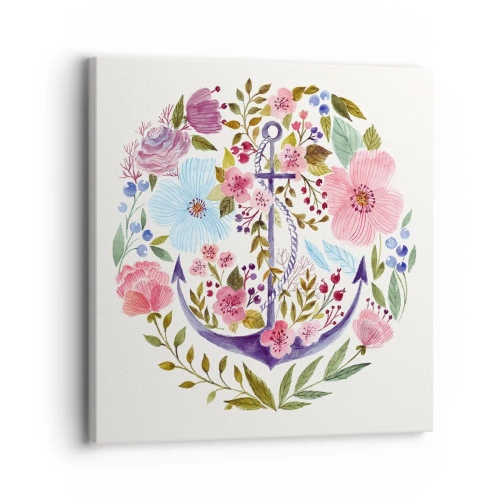 Impression sur toile - Image sur toile - Le beau rêve du marin - 30x30 cm