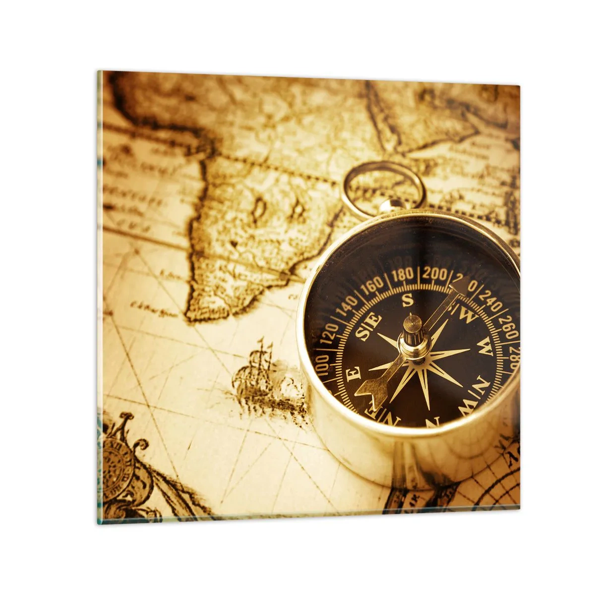 Impression sur verre - Image sur verre - Est ou ouest? - 50x50 cm