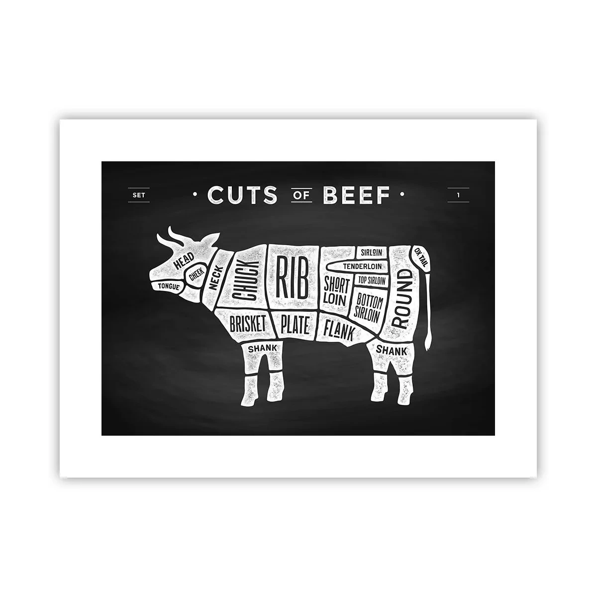 Affiche - Poster - L'art de la découpe - 40x30 cm