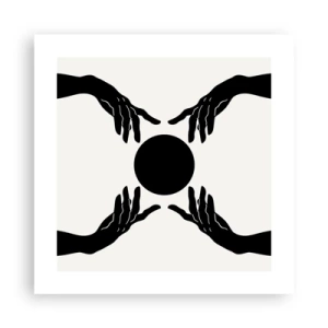 Affiche - Poster - Signe secret - 40x40 cm