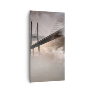 Impression sur toile - Image sur toile - Sur la rivière qui n'existe pas - 65x120 cm