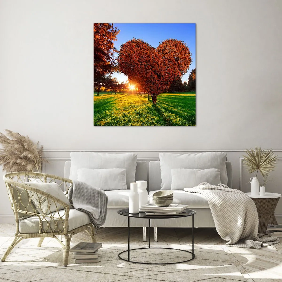 Impression sur verre - Image sur verre - Et comment ne pas aimer tomber - 60x60 cm