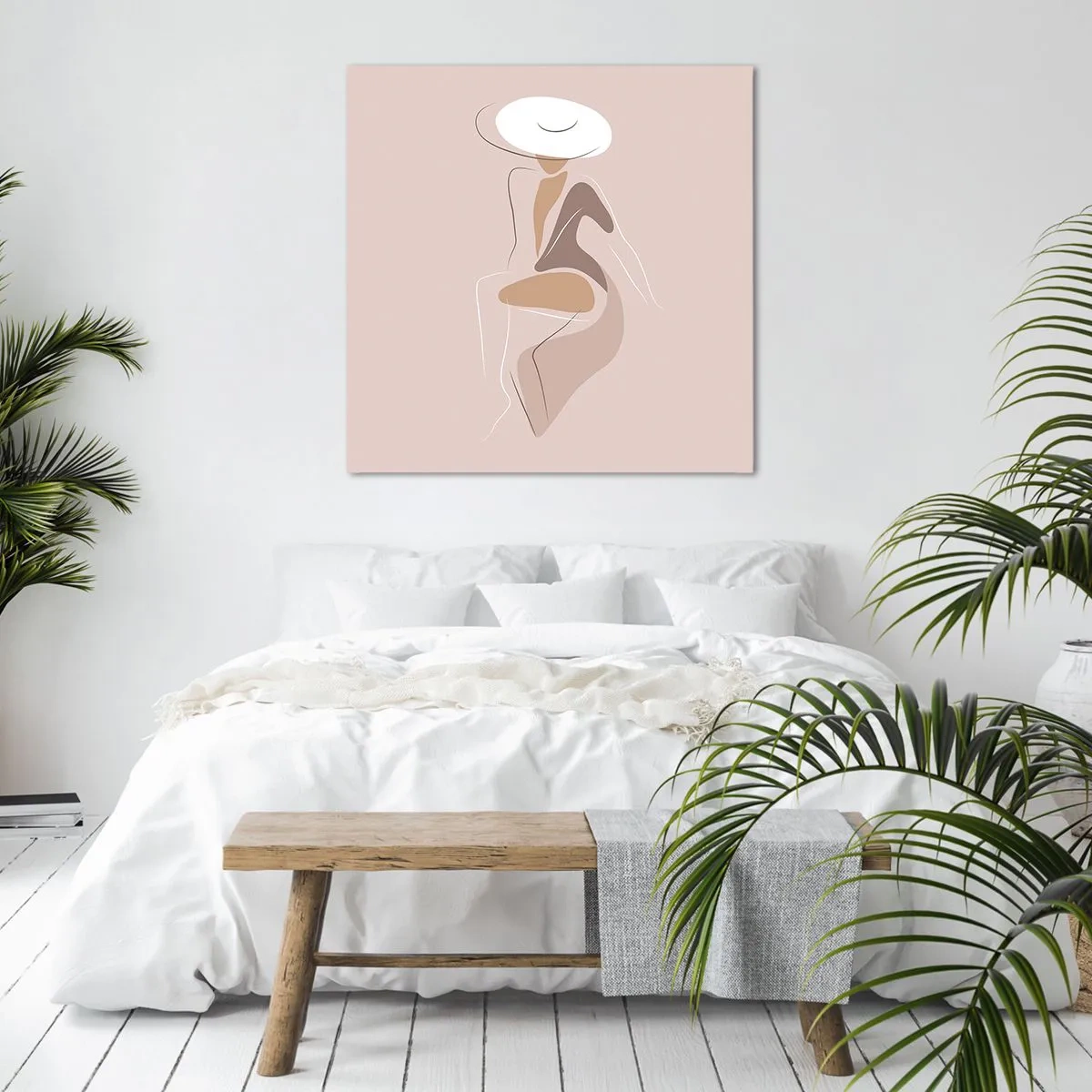 Impression sur toile - Image sur toile - Être une dame - 30x30 cm