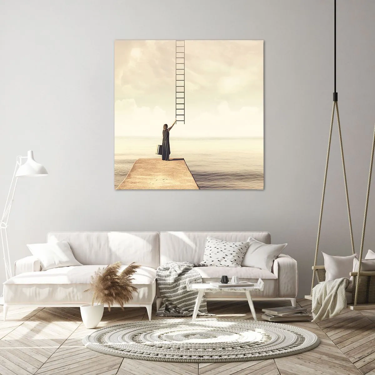 Impression sur toile - Image sur toile - Voyage magique - 30x30 cm