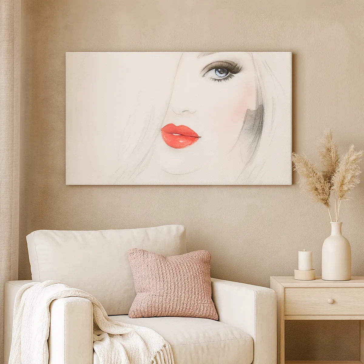 Impression sur toile - Image sur toile - Il hypnotise et enivre - 30x30 cm