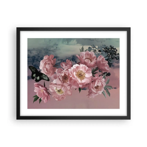 Affiche dans un cadre noir - Poster - Pic du romantisme - 50x40 cm