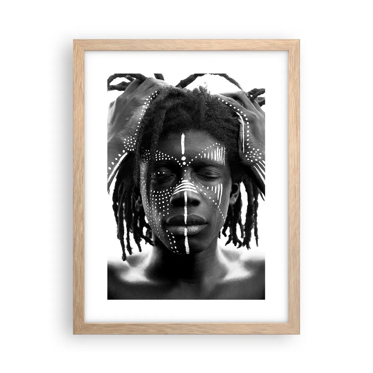 Affiche dans un chêne clair - Poster - Où êtes-vous? - 30x40 cm