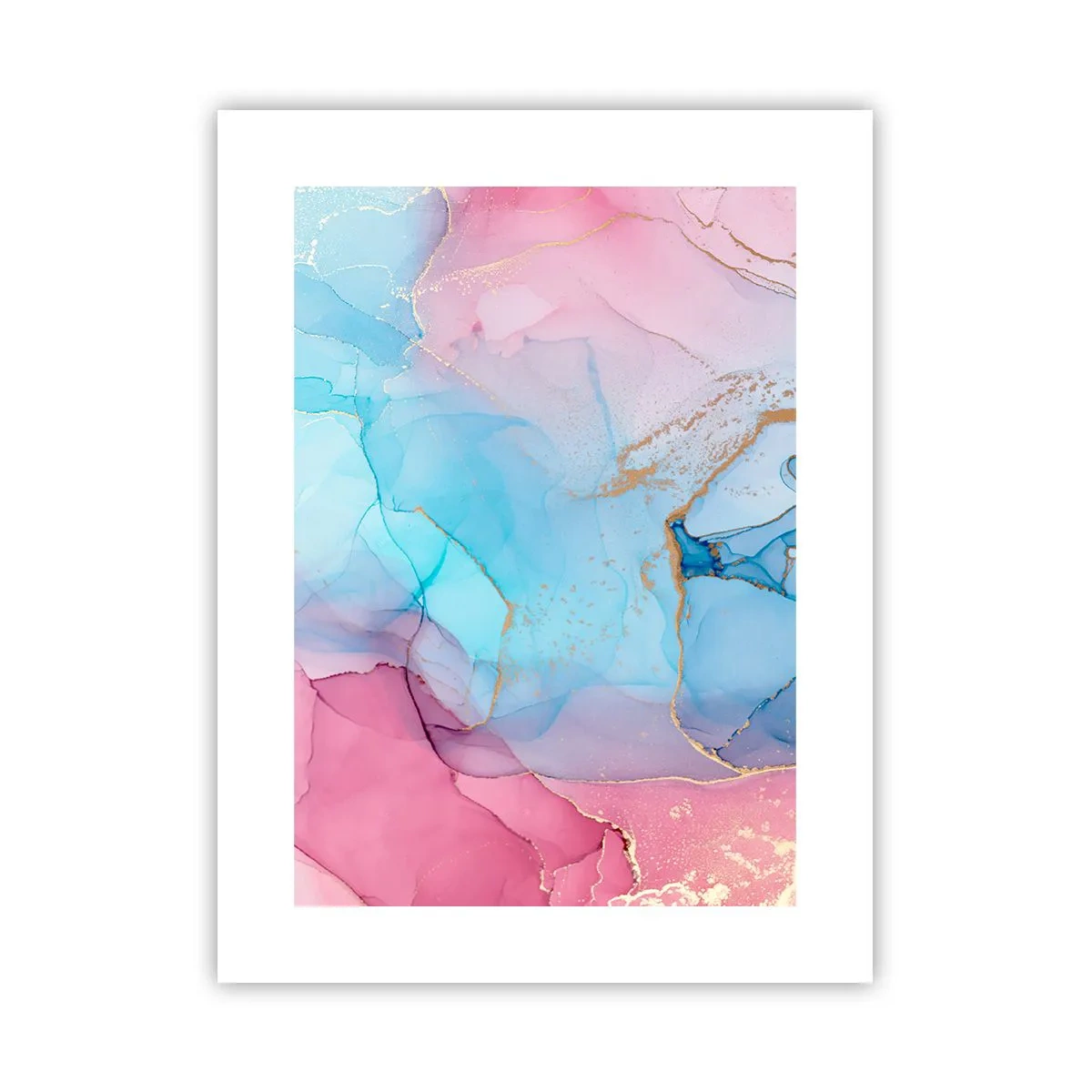 Affiche - Poster - Rencontre et mélange - 30x40 cm