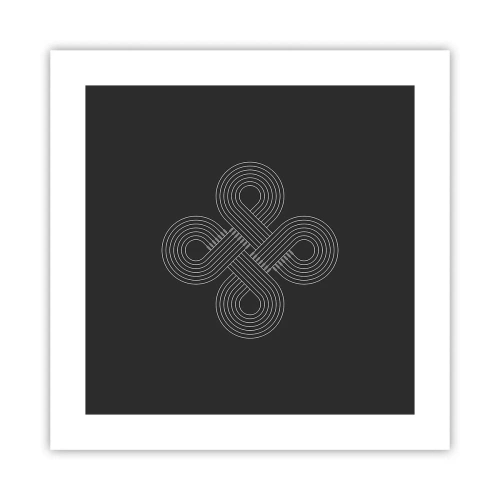 Affiche - Poster - Dans l'âme celtique - 40x40 cm