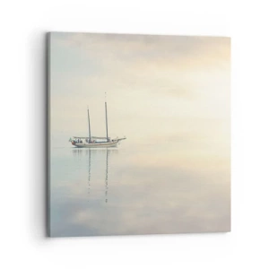 Impression sur toile - Image sur toile - Dans une mer de silence - 70x70 cm