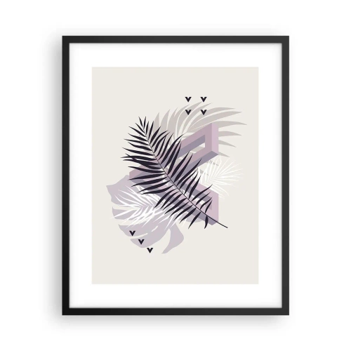 Affiche dans un cadre noir - Poster - L'ombre de l'obscurité - 40x50 cm