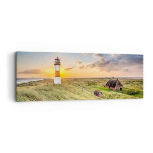 Impression sur toile - Image sur toile - Entre les vagues - 90x30 cm