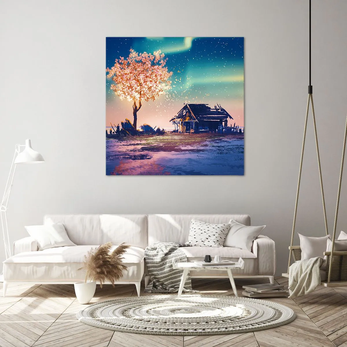 Impression sur toile - Image sur toile - La nature ne passe pas - 50x50 cm