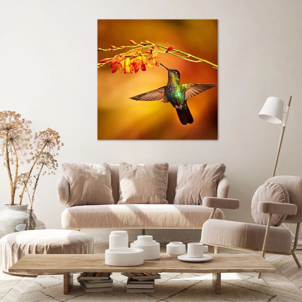 Impression sur toile - Image sur toile - Un messager de lumière selon les Mayas - 60x60 cm