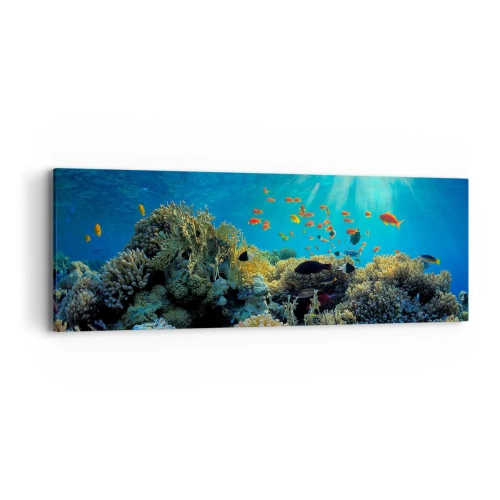 Impression sur toile - Image sur toile - Trésor sous-marin - 90x30 cm