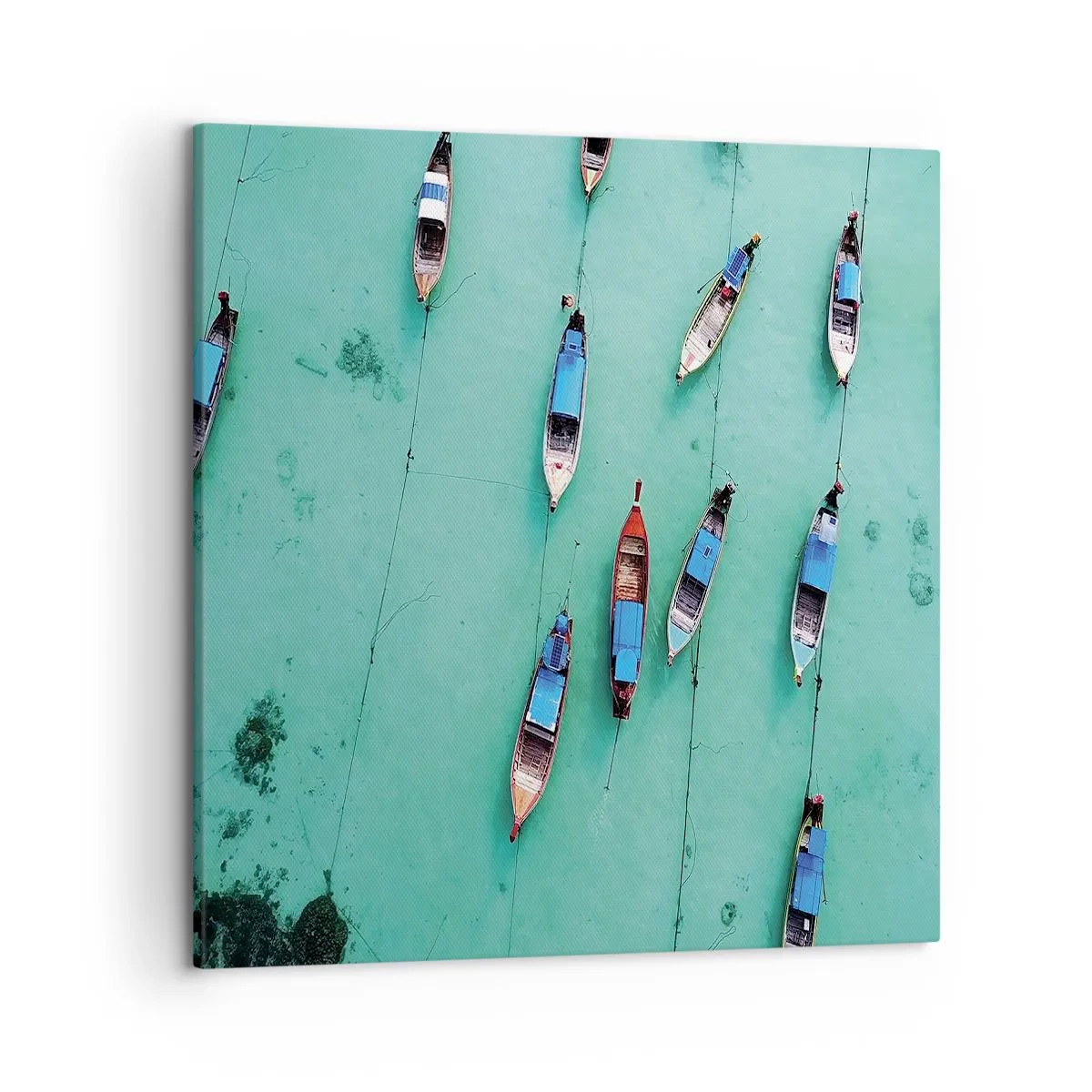 Impression sur toile - Image sur toile - Dans une attente jouyeuse - 50x50 cm