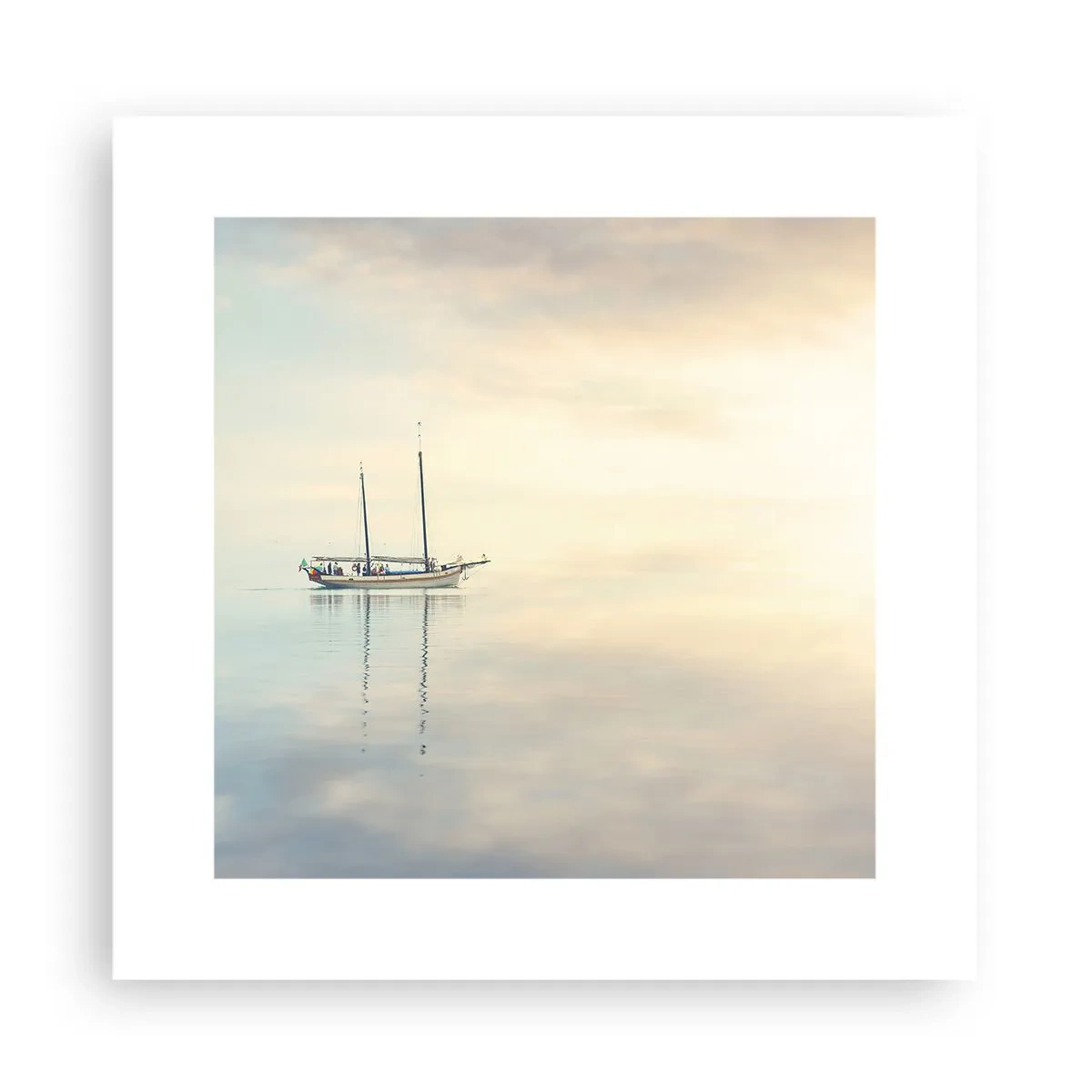 Affiche - Poster - Dans une mer de silence - 30x30 cm