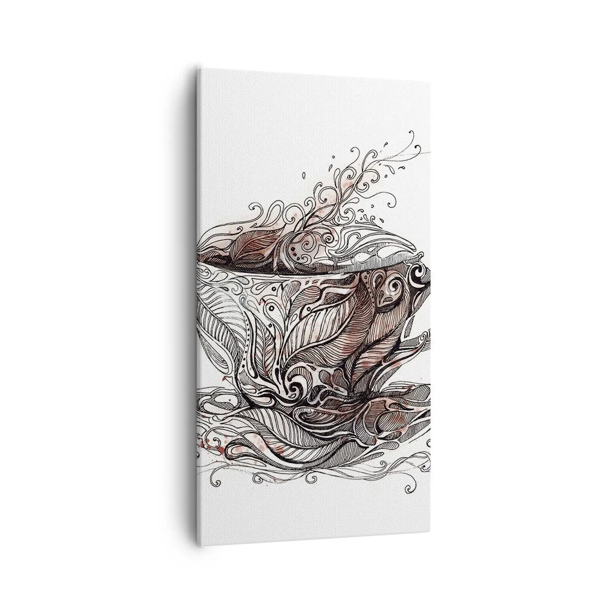 Impression sur toile - Image sur toile - Du thé, bon pour tout - 55x100 cm