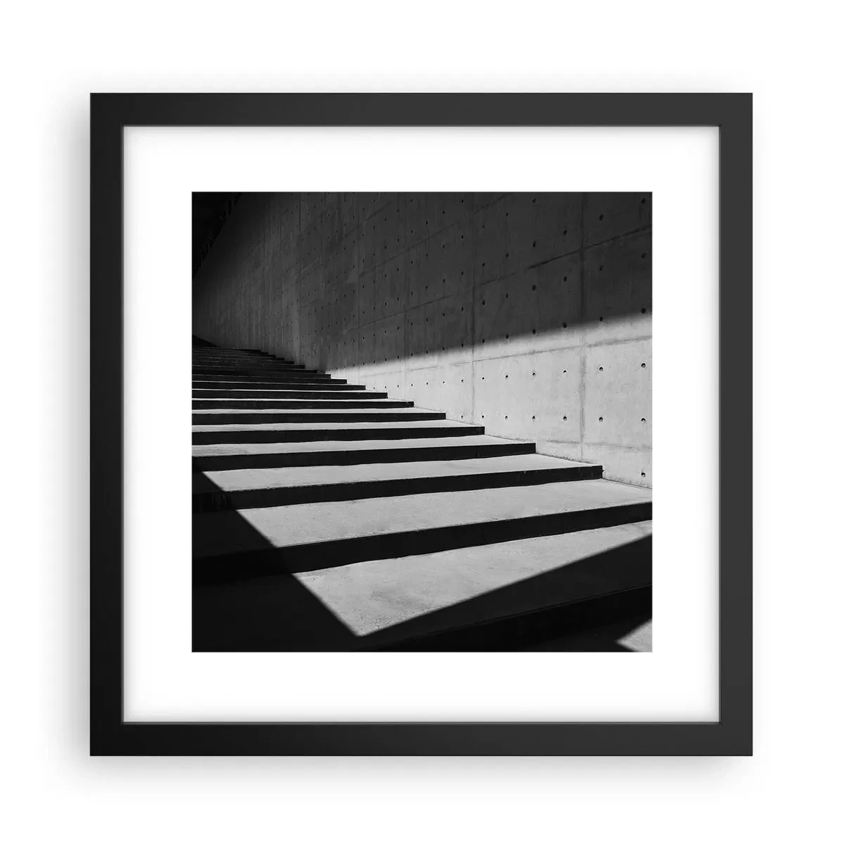 Affiche dans un cadre noir - Poster - La beauté brute du modernisme - 30x30 cm