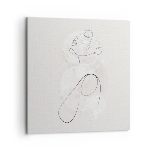 Impression sur toile - Image sur toile - Spirale de beauté - 50x50 cm