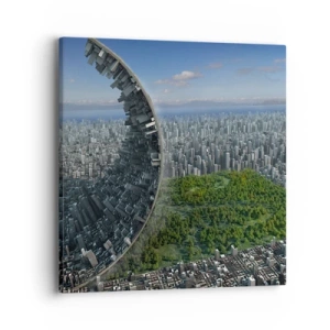 Impression sur toile - Image sur toile - La nature est éternelle - 40x40 cm