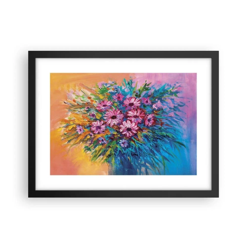 Affiche dans un cadre noir - Poster - Énergie de la vie - 40x30 cm