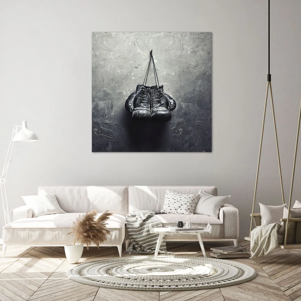 Impression sur toile - Image sur toile - Un temps pour se battre et un temps pour la paix - 70x70 cm