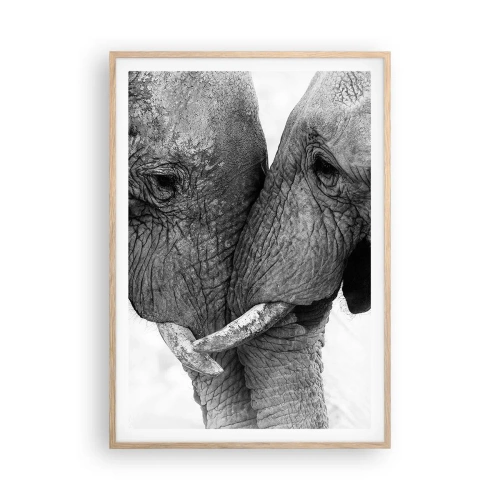 Affiche dans un chêne clair - Poster - Confession sincère - 70x100 cm