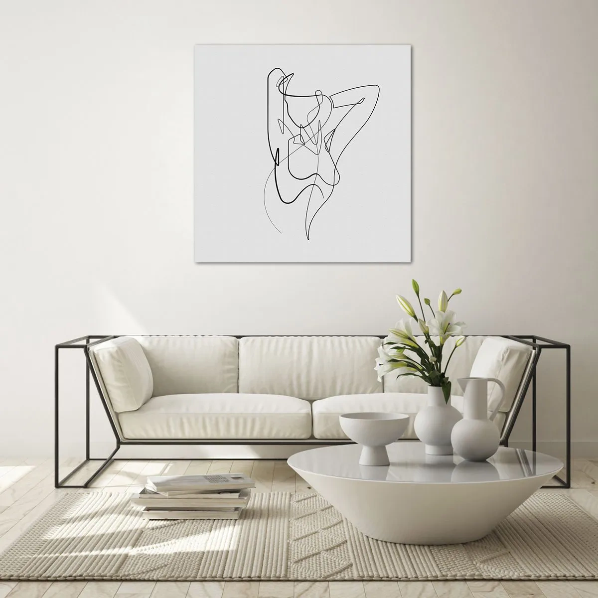 Impression sur verre - Image sur verre - Vraiment, tu es comme ça... - 40x40 cm