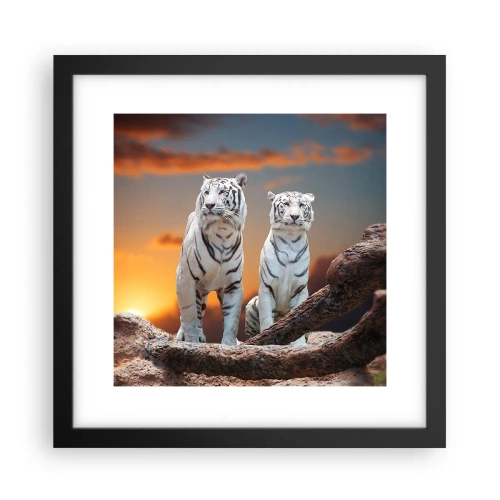 Affiche dans un cadre noir - Poster - Tout comme à Narnia - 30x30 cm