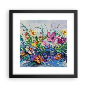 Affiche dans un cadre noir - Poster - Absolument pas une nature morte - 30x30 cm