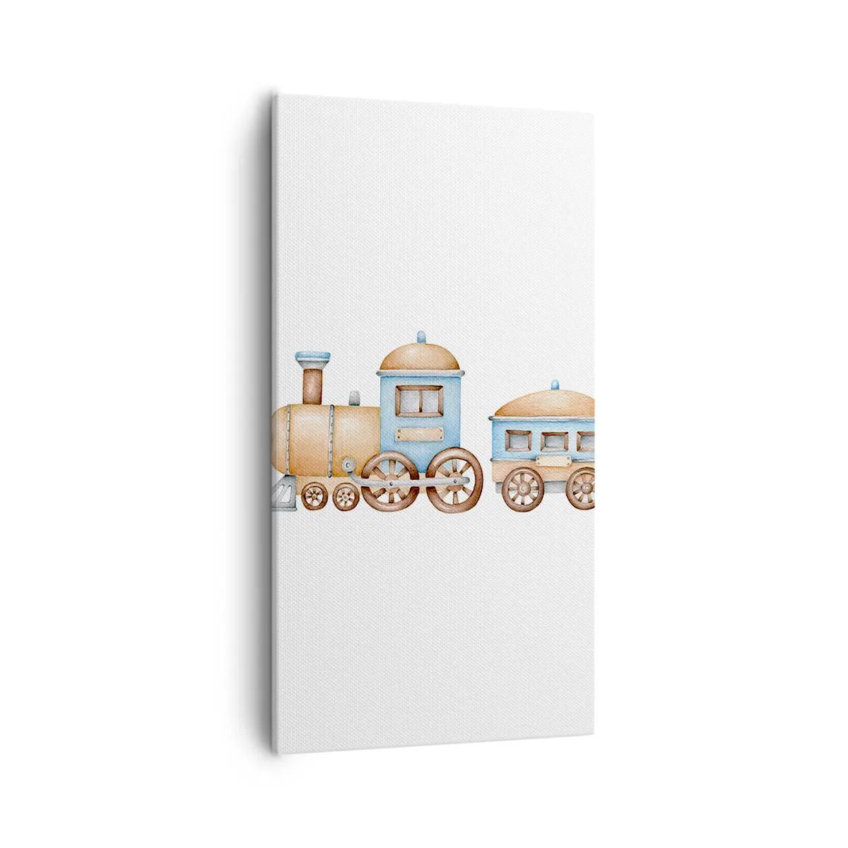 Impression sur toile - Image sur toile - Il est à la gare... - 55x100 cm