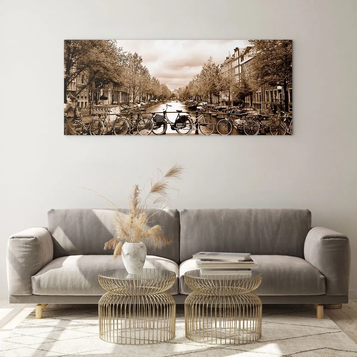 Impression sur verre - Image sur verre - Ambiance hollandaise - 90x30 cm