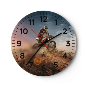 Horloge murale - Pendule murale - Pour la victoire - 30x30 cm