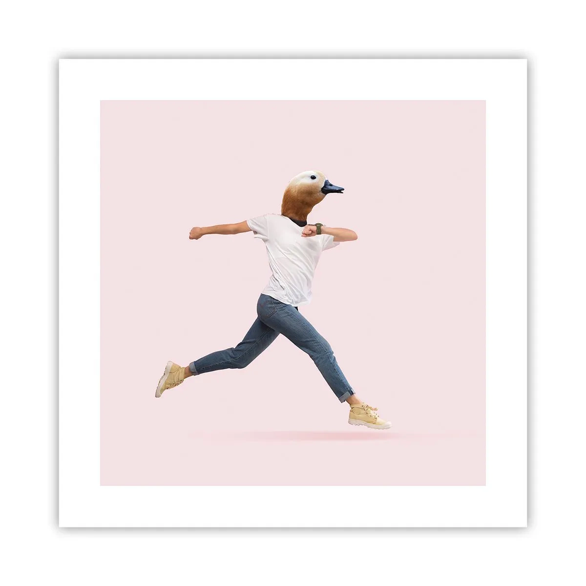 Affiche - Poster - Une pincée d'absurdité - 40x40 cm